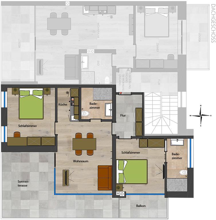 Alpenchalet Apartments 파르치네스 외부 사진